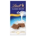 thumbnail image 1 of Lindt Classic Recipe Crispy Milk Chocolate Bar 100g, British Import (Pack of 3), 1 of 5