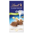 thumbnail image 1 of Lindt Classic Recipe Hazelnut Milk Chocolate Bar 100g, British Import (Pack of 3), 1 of 4