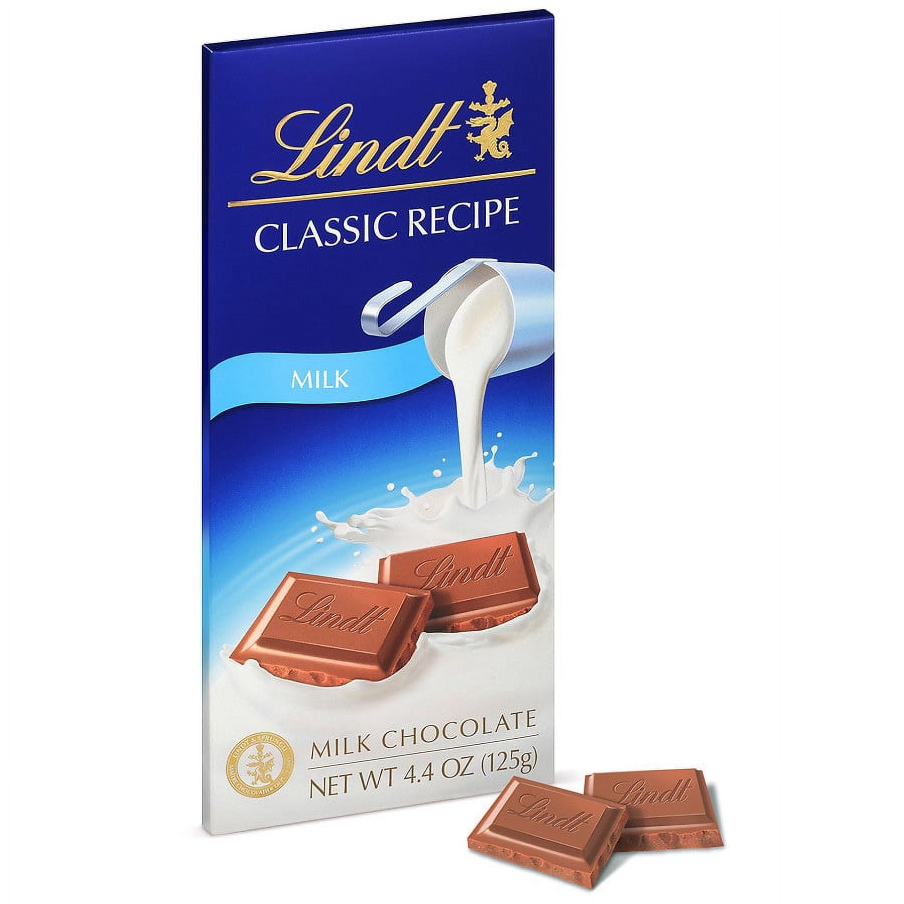 Lindt Classic Recipe Milk Chocolate Bar (Packaging May Vary)4.4oz Pack