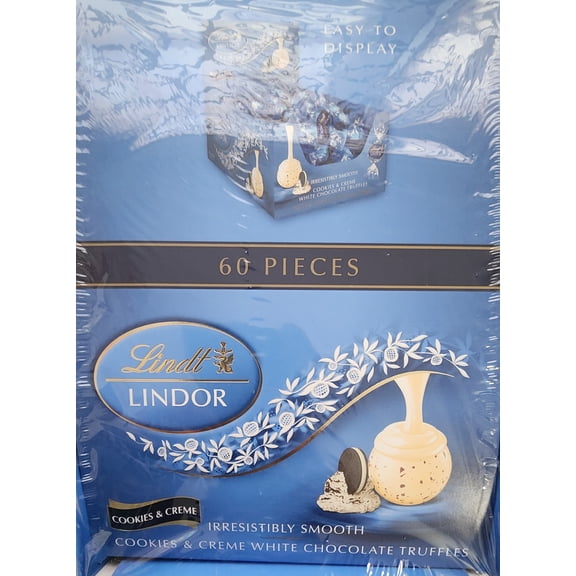 Lindt Cookies & Creme White Truffle 60 Count