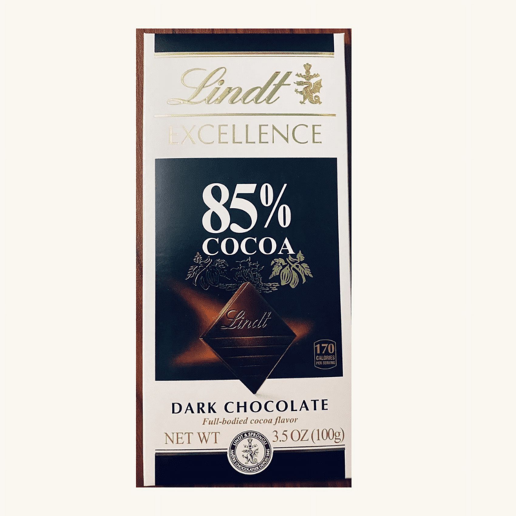 Lindt Dark Chocolate 85 Cocoa EXCELLENCE Bar 3 5 Oz Exceptional Flavor Lindt Dark Chocolate 85 Cocoa EXCELLENCE Bar 3 5 Oz Exceptional Flavor
