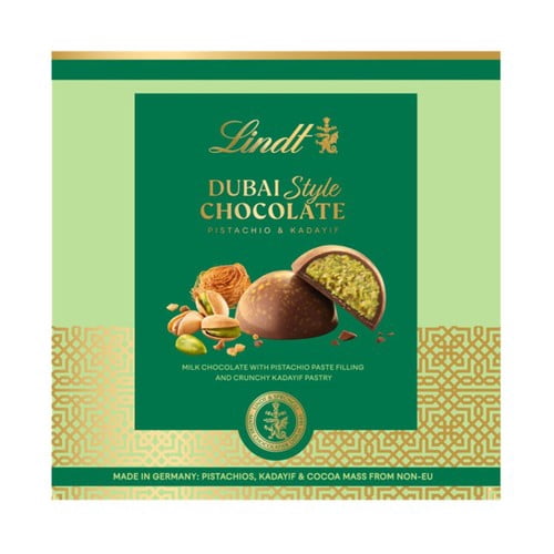 Lindt Dubai Style Milk Chocolate Pralines 90g, British Import (Pack of 6)