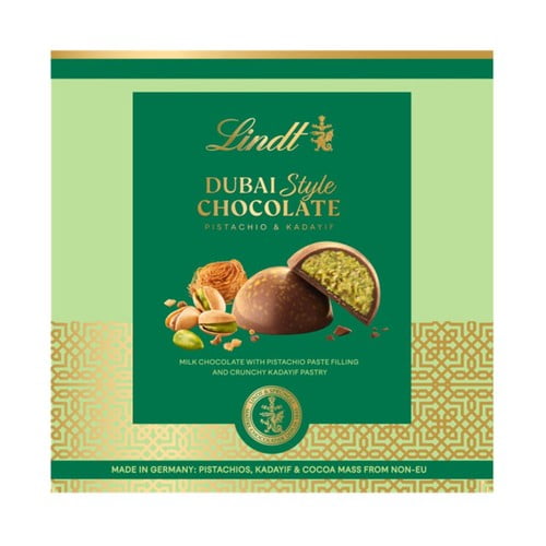 Lindt Dubai Style Milk Chocolate Pralines 90g, British Import (Pack of 6)