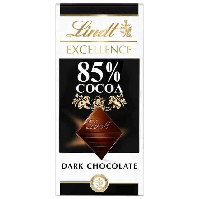 Lindt Excellence 85% Cocoa Dark Chocolate Candy Bar, 3.5 oz. Bar