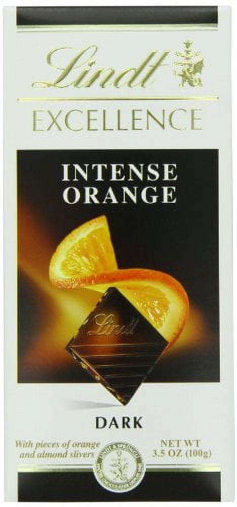 Lindt Excellence Barre de chocolat orange passion amande - 100g