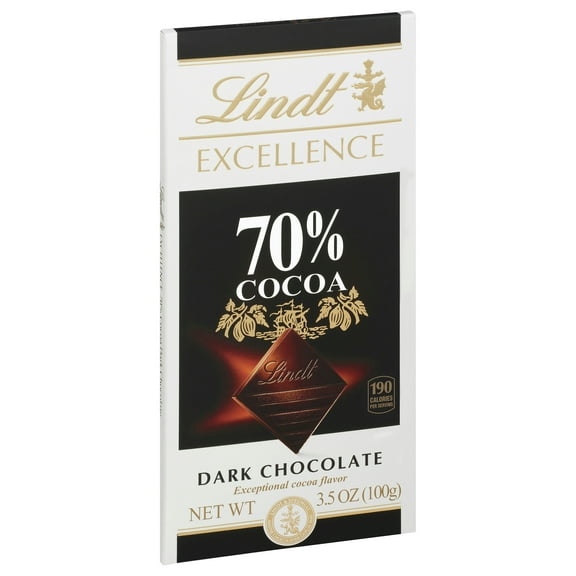 Lindt Extra Dark Chocolate Bar 70% Cocoa 3.5 oz (Pack Of 12)