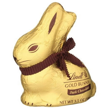 Lindt Gold Bunny, Dark Chocolate, Easter Chocolate Candy Bunny, 3.5 oz, 1 Count