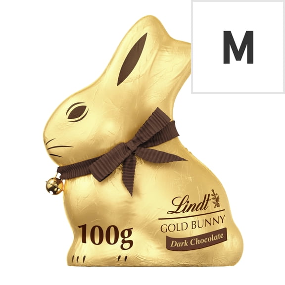 Lindt Gold Bunny Easter Dark Chocolate 60% 100g, Imported from Britain