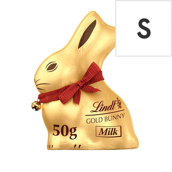Lindt Gold Bunny Milk Chocolate 50G, Imported from Britain