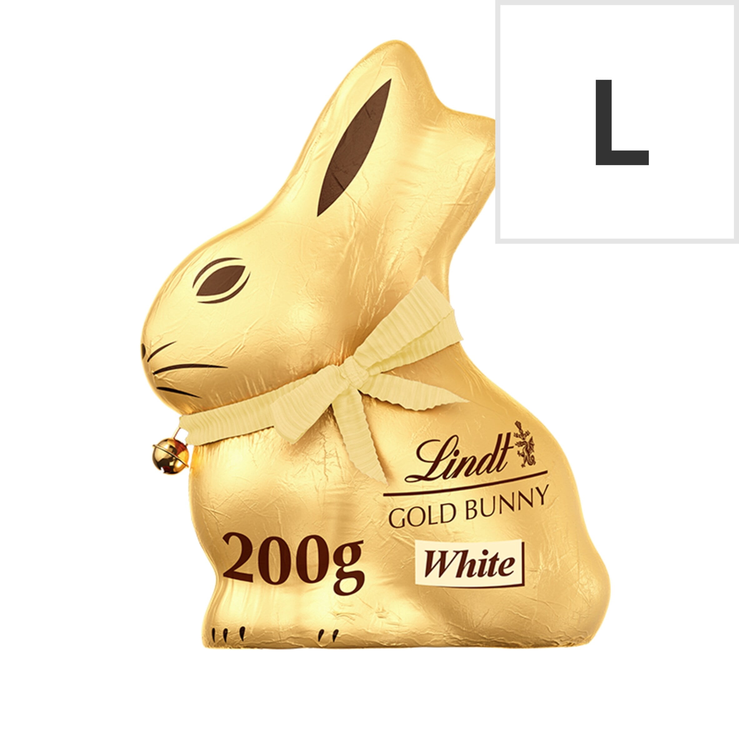 Lindt Gold Bunny White Chocolate 200G, Imported from Britain