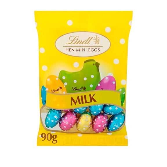 Lindt Hen Mini Chocolate Eggs 90g, Imported from Britain