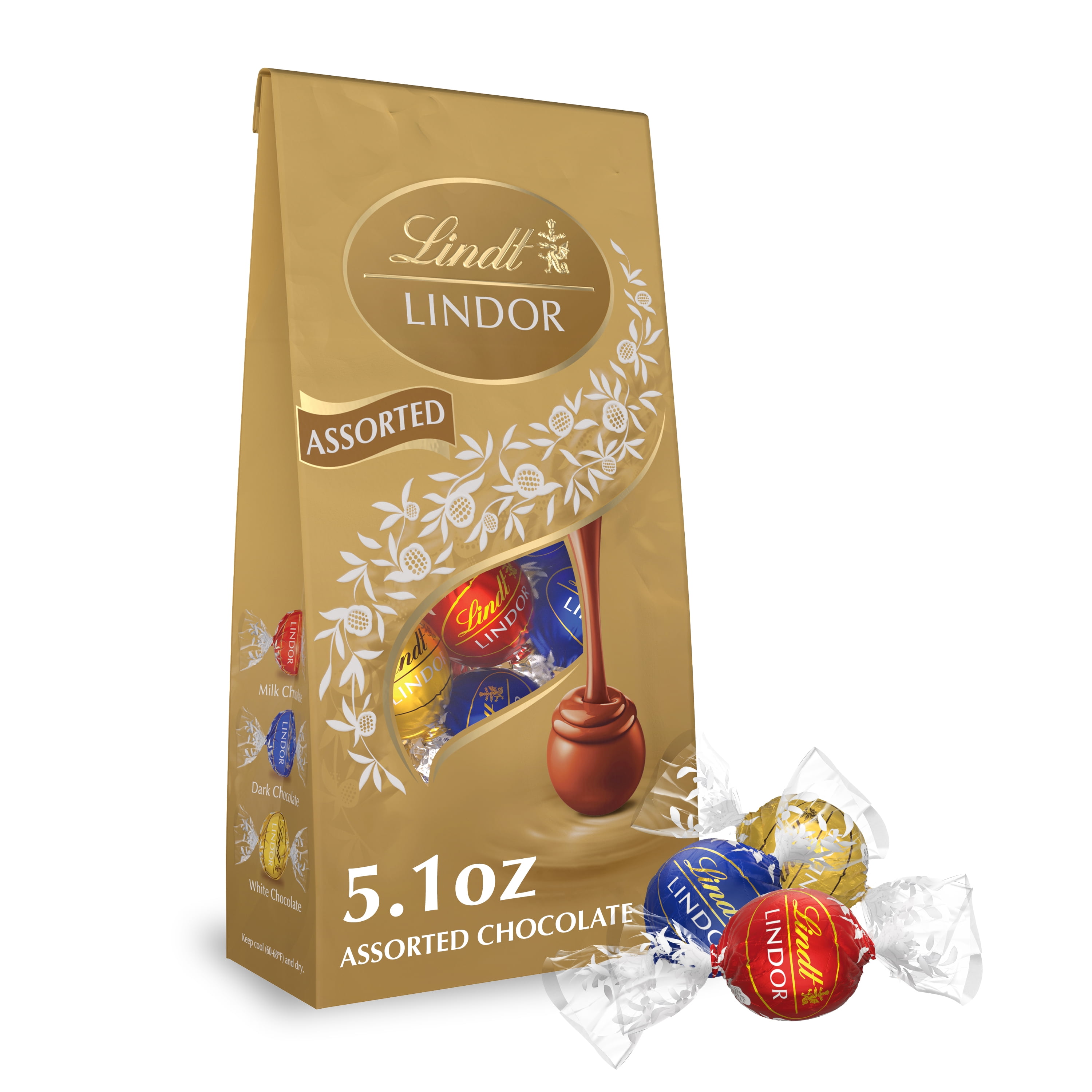 Lindt Chocolate Truffles, Assorted - 15.2 oz