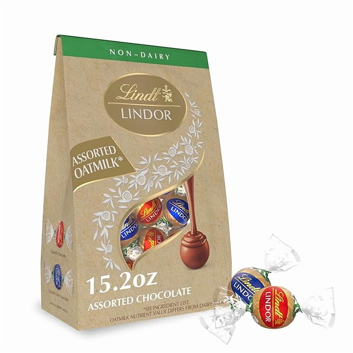 Lindt LINDOR Assorted OatMilk Chocolate Truffles 15.2 oz - Smooth