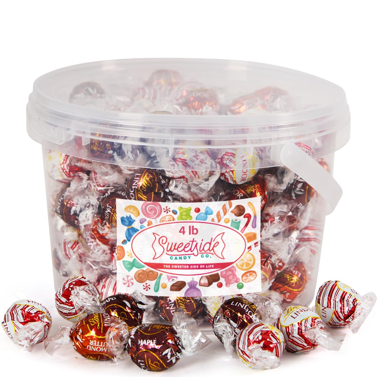 Lindt Lindor Milk Chocolate Truffles Assorted Flavors 144pcs Individually Wrapped Milk 0044