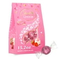 thumbnail image 1 of Lindt LINDOR Valentine's Day Strawberries and Cream White Chocolate Candy Truffles, 15.2 oz. Bag, 1 of 14