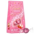 thumbnail image 1 of Lindt LINDOR Valentine's Day Strawberries and Cream White Chocolate Candy Truffles, 8.5 oz. Bag, 1 of 14
