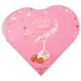 thumbnail image 1 of Lindt LINDOR Valentine's Day Strawberries and Cream White Chocolate Candy Truffles Friend Heart, 3 oz. Gift Box, 1 of 13