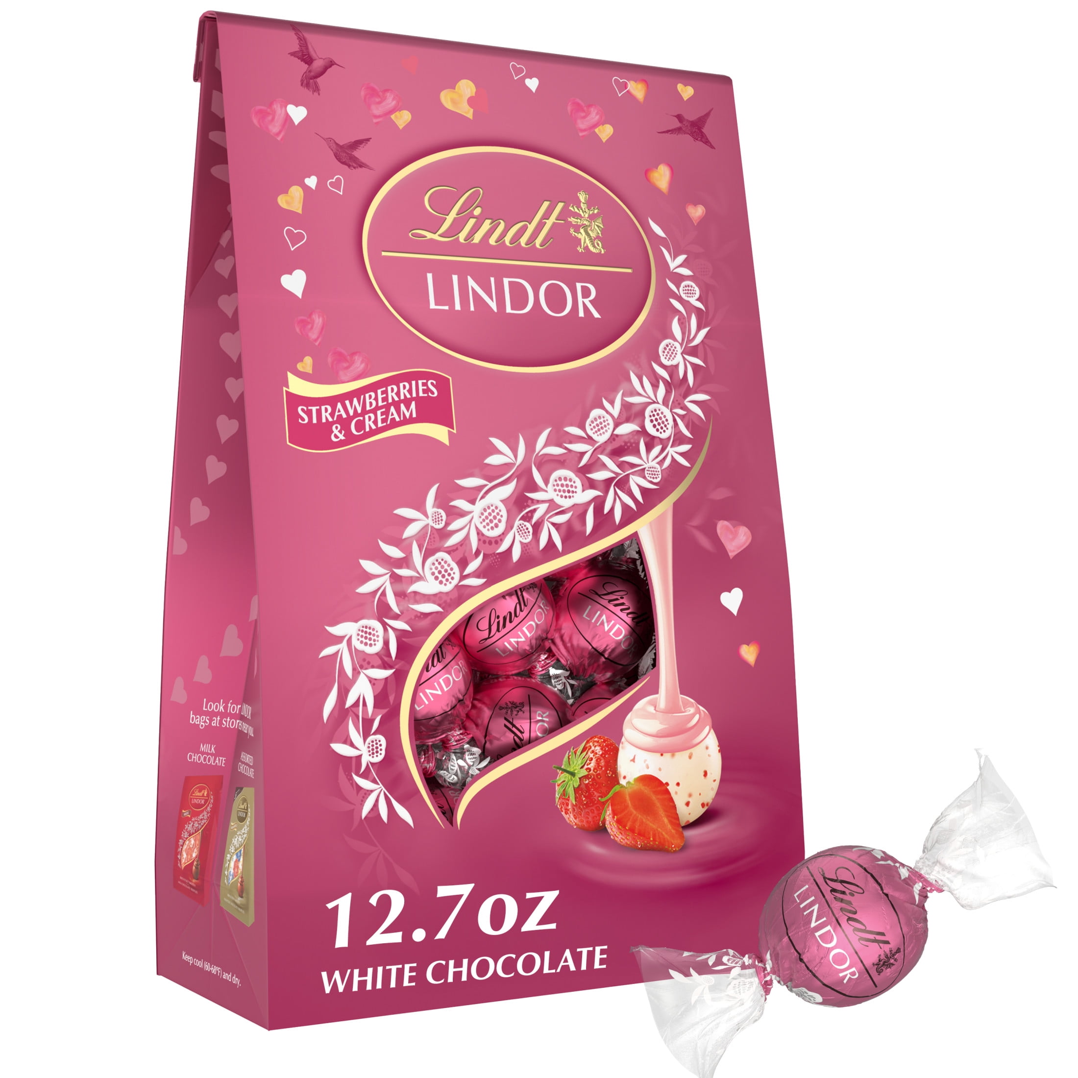Lindt LINDOR Valentine's Day Assorted Chocolate Candy Truffles
