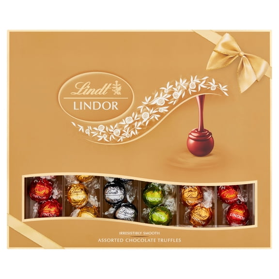 Lindt Lindor Assorted Chocolate Truffles 525G, Imported from Britain