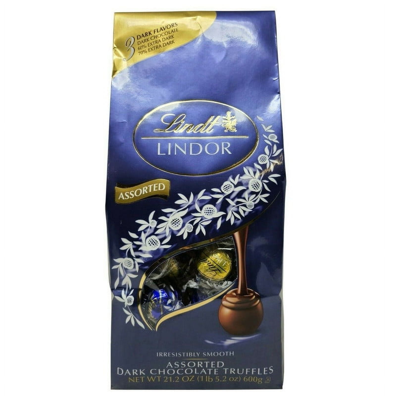 Lindt Lindor Extra Variety Assorted Dark Chocolate Truffles Candy