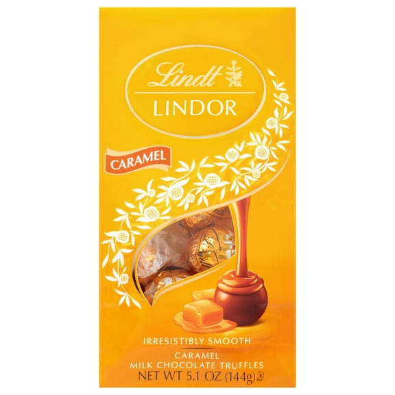 Lindt Lindor Caramel Milk Chocolate Truffles - 5.1 oz (Packaging Varies)