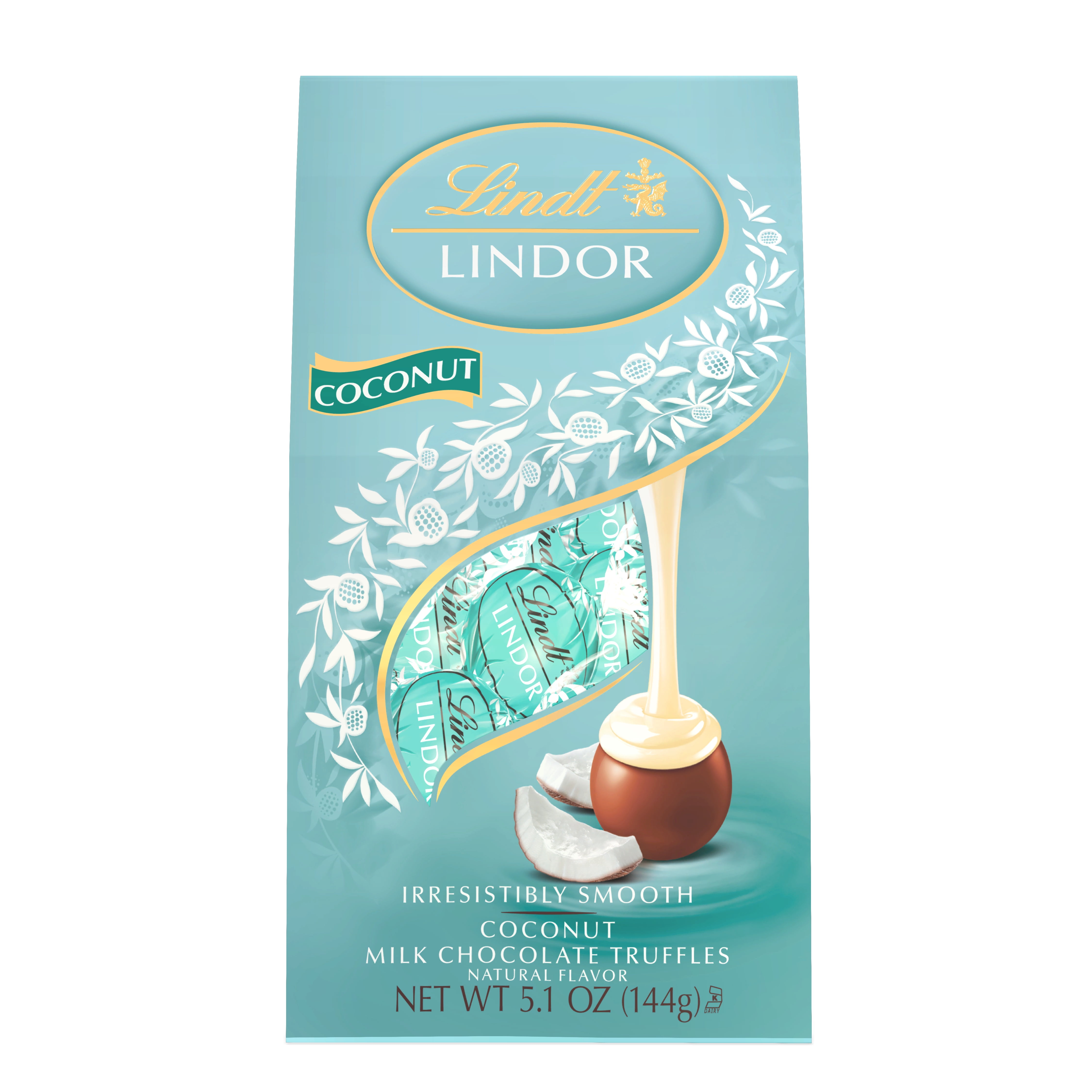 Lindt Lindor Coconut - chocolat au lait fourré à la noix de coco