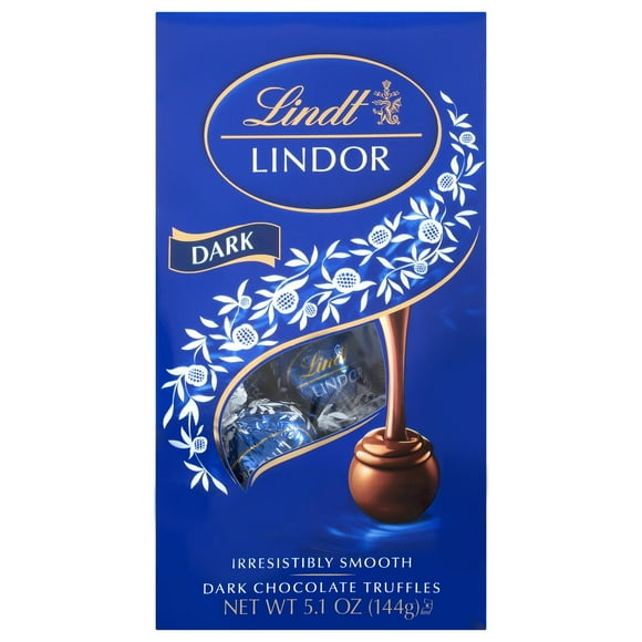 Lindt Lindor Dark Chocolate Truffles, 5.1 oz (Package May Vary)