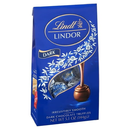 Lindt Lindor Dark Chocolate Truffles, Dark Chocolate 5.1oz (2 pack)