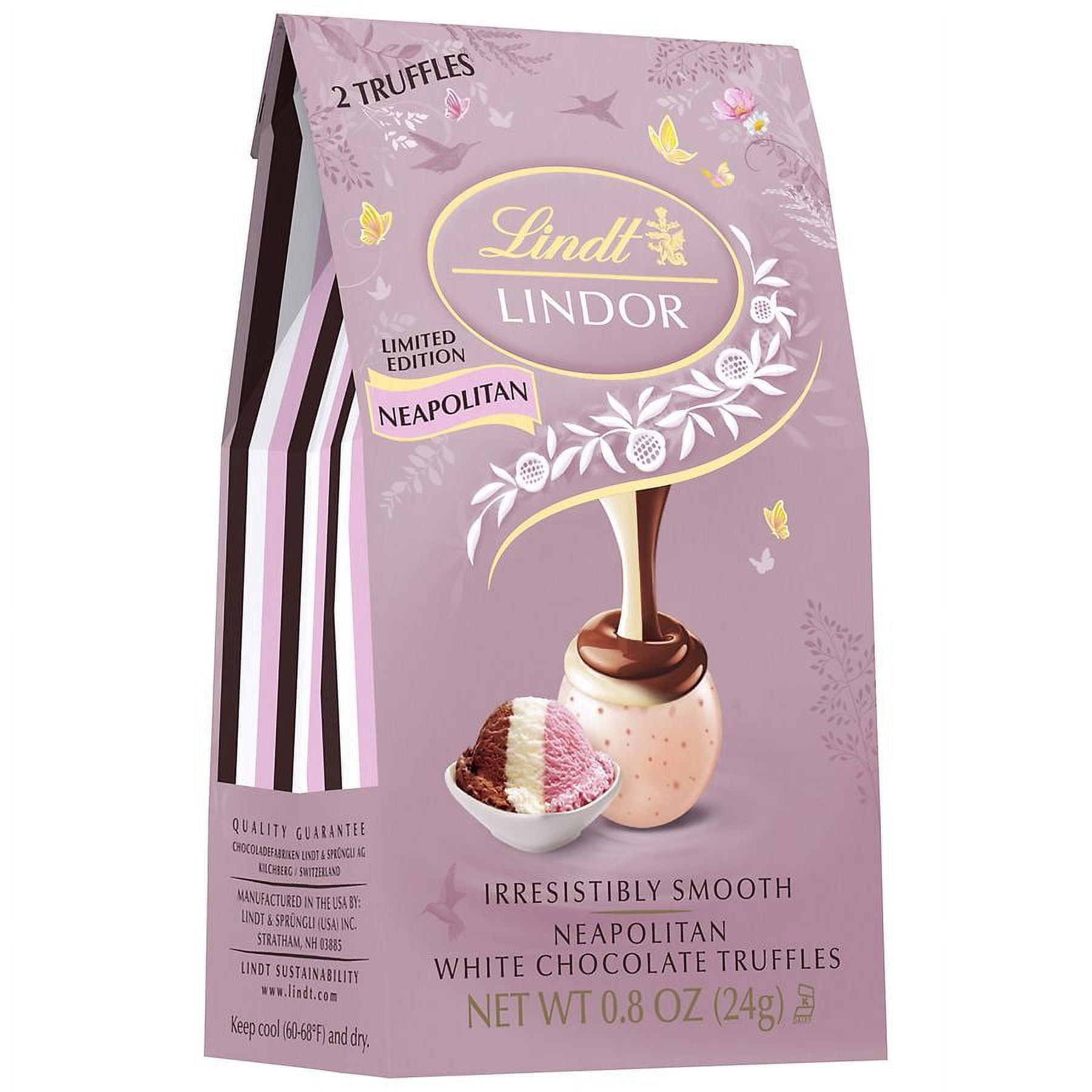 Lindt Lindor Neapolitan Truffles 2 pack 0.8 oz