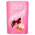 thumbnail image 1 of Lindt Lindor Strawberries & Cream Chocolate Truffles Box 200g, British Import (Pack of 3), 1 of 4