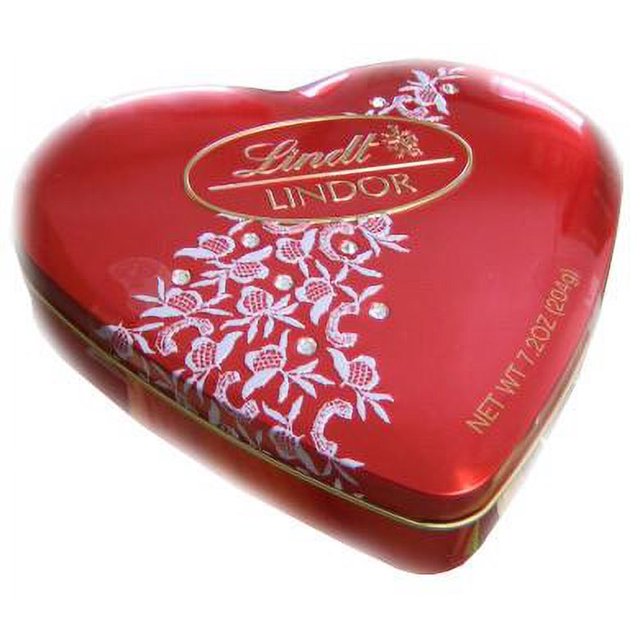 Lindt Lindor Valentine Heart Tin, 7.2oz (204g)