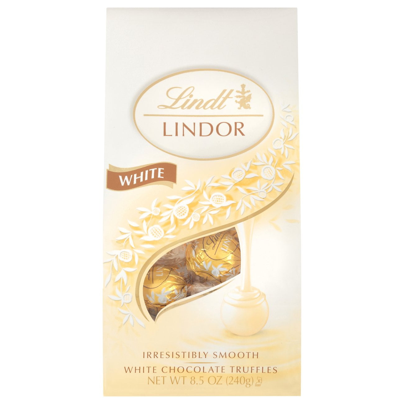 Lindt Lindt White Chocolate Truffles, 8.50 oz (Package May Vary)