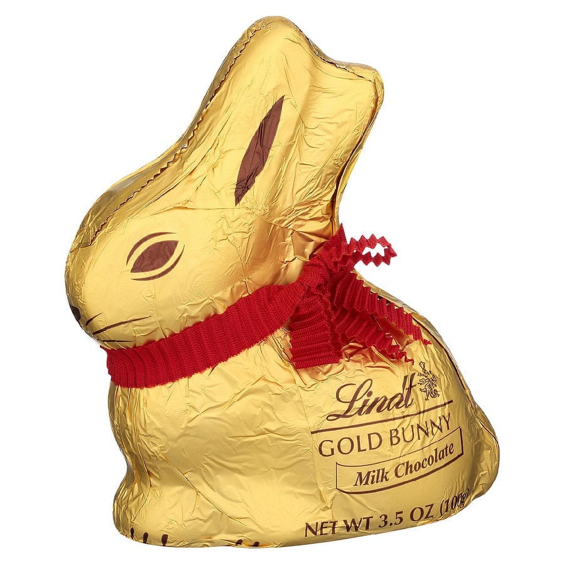 Lindt Milk Chocolate Gold Bunny Milk Chocolate 3.5 oz Pack of 2