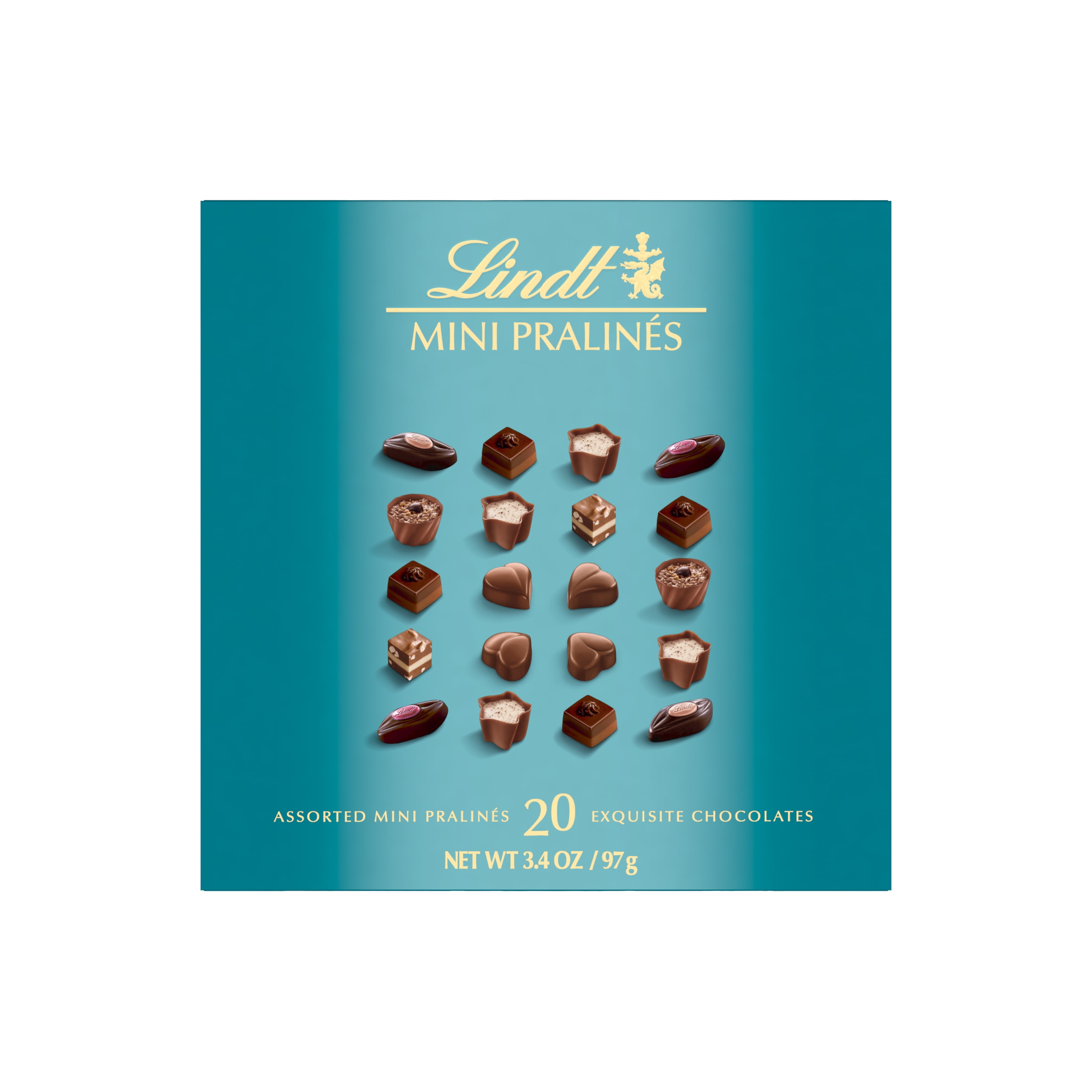 Lindt Mini Chocolate Pralines, 3.4 oz. Box
