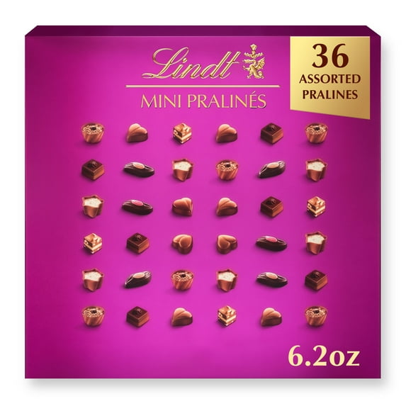 Lindt Mini Pralines, Assorted Chocolate Pralines, 6.2 oz Box