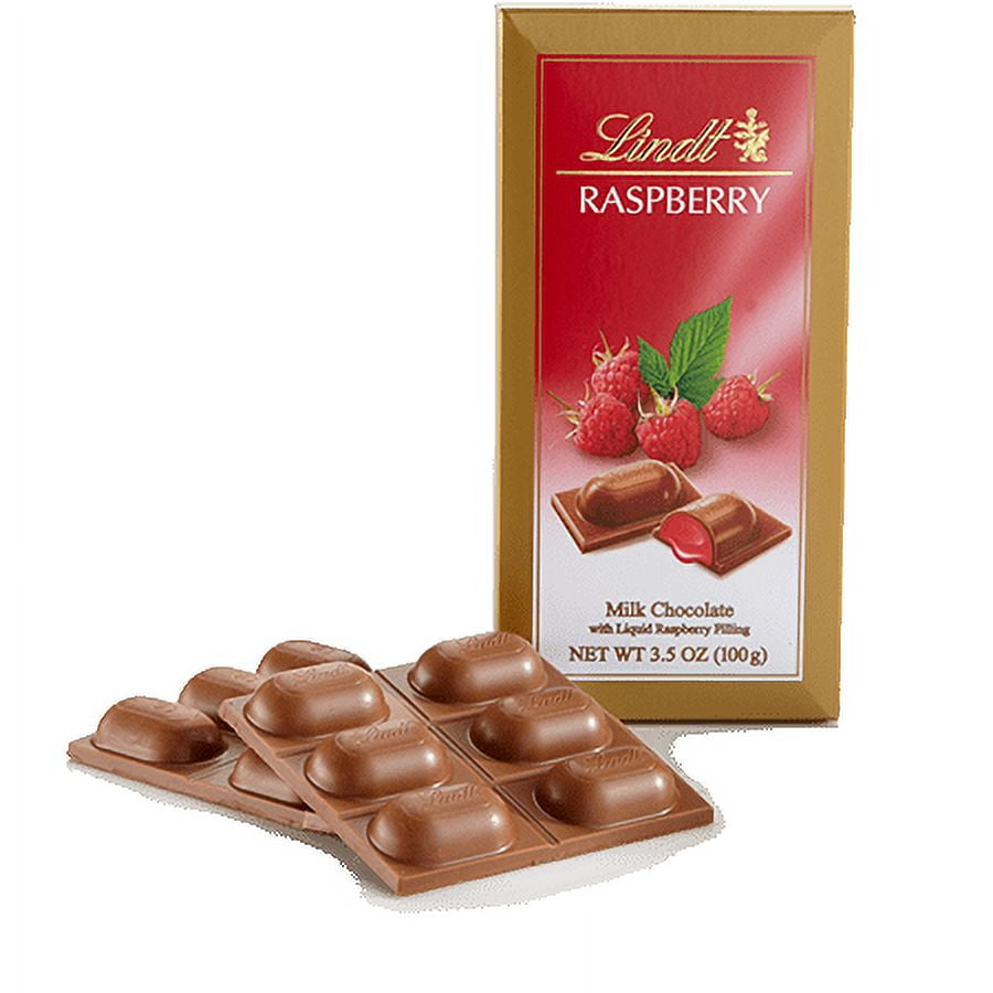 Lindt Raspberry Filled Chocolate, 3.5oz (100g)
