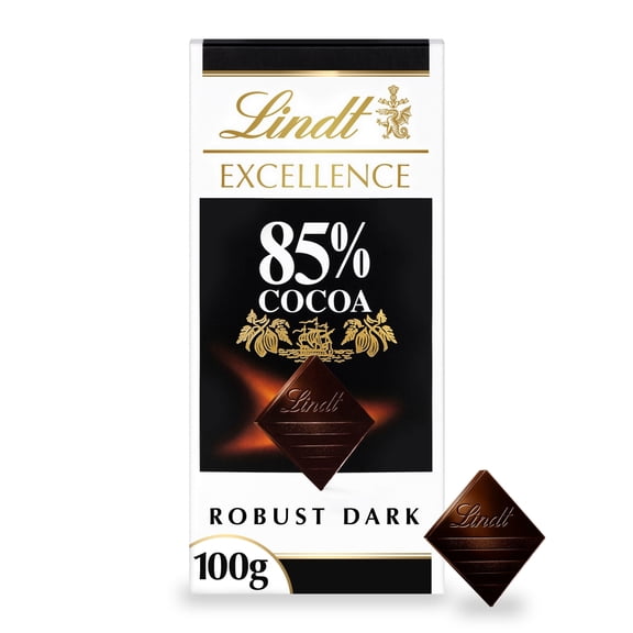 Lindt Excellence 85% Cocoa 100G, Imported from Britain