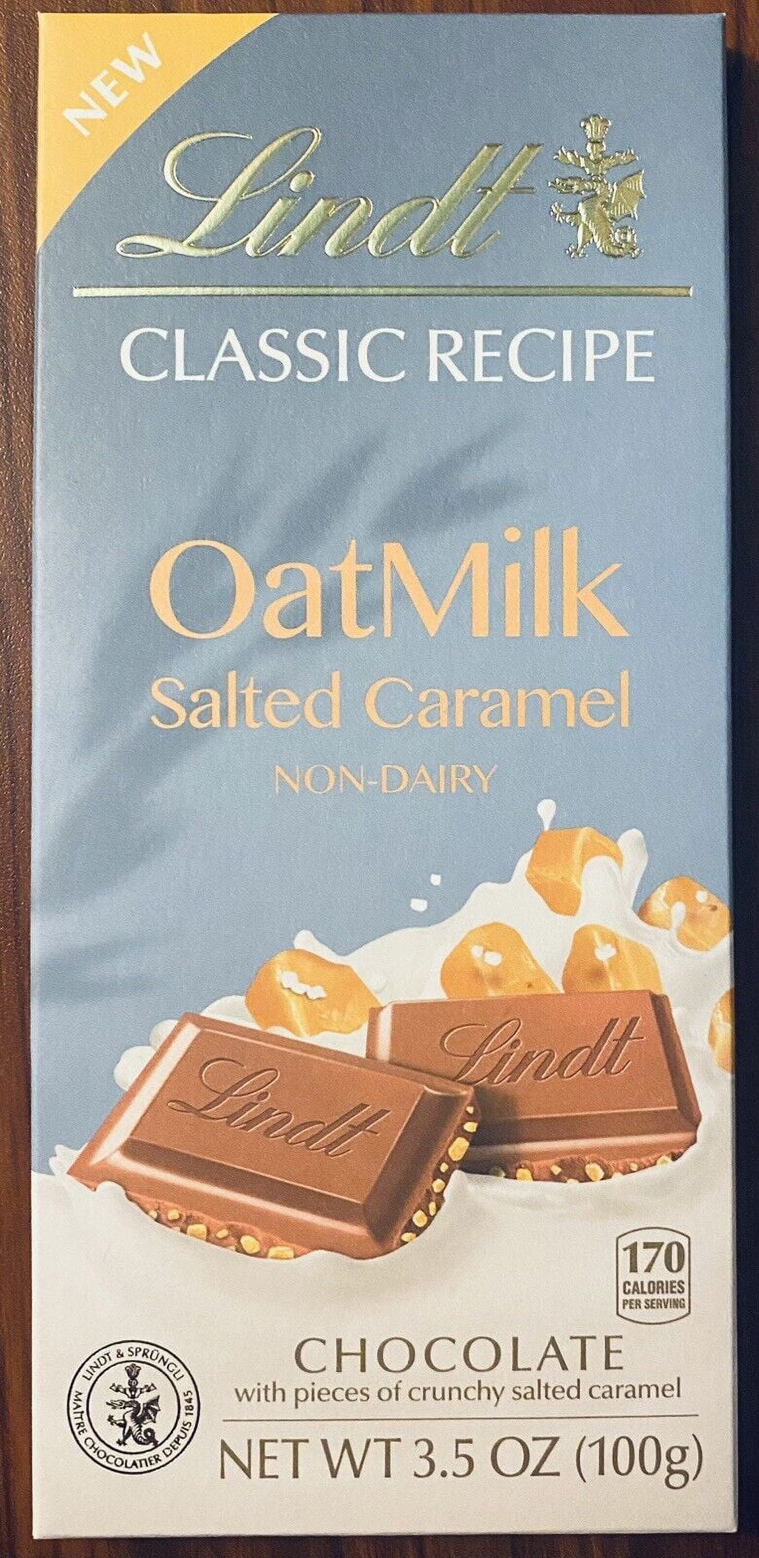 Lindt classic NON DAIRY OatMilk Salted Caramel Chocolate Bar 3.5oz Plant Based