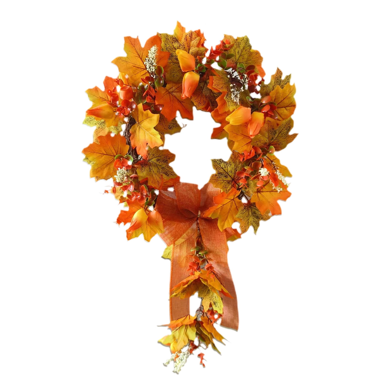Lindung 30 in Wreath Autumn Maple Outside Wreath Wreath Inches Leaf ...