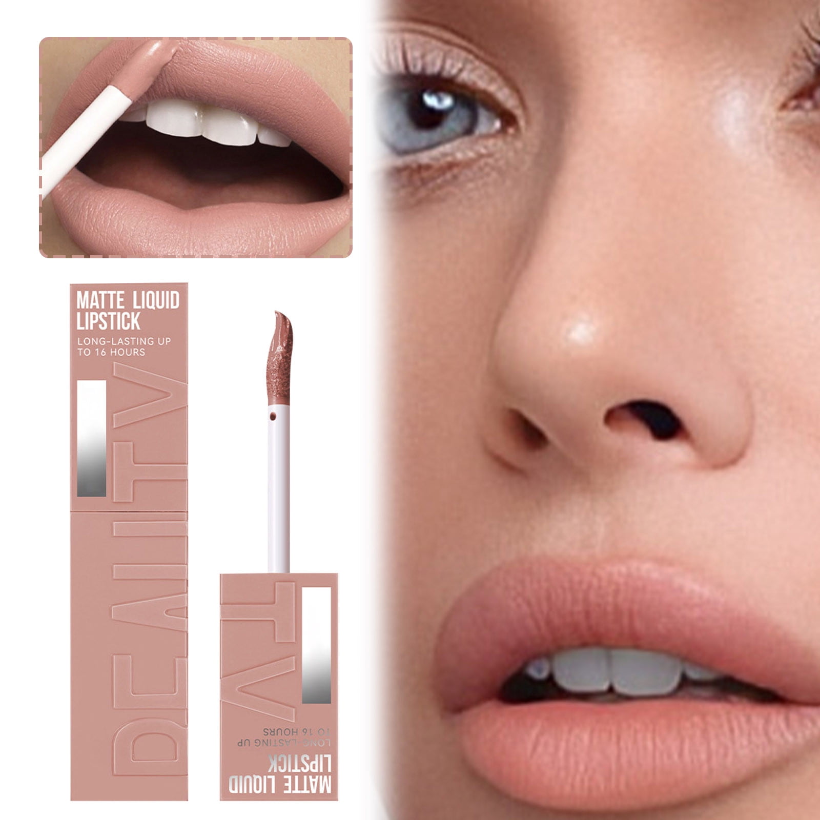 Matte Lipgloss Set, 10 Farben – Wasserfest, Langlebig & Hochpigmentiert, In Zigarettenschachtel