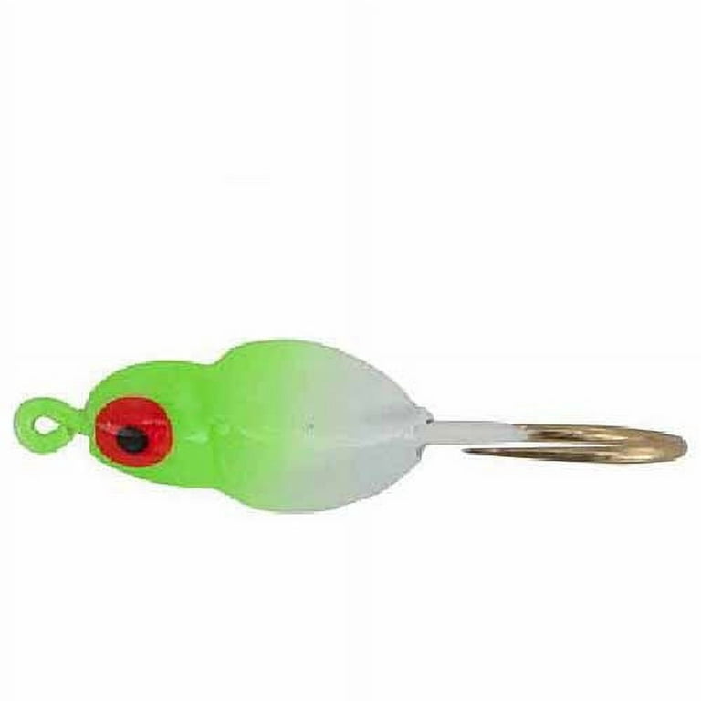 Lindy Frostee Fishing Lure Ice Jig Chartreuse Green Glow 3/4 in.1
