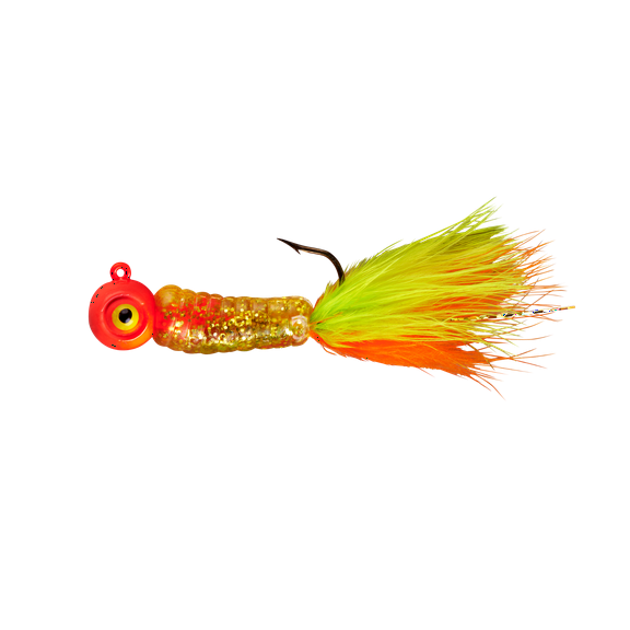 Lindy Fuzz-E-Grub Jig 2'' 1/4oz Gold Strike