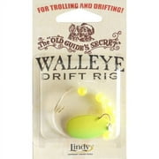 Lindy Old Guides Secret Drift Rig Fishing Lure Rig Chartreuse Lime 36 in.