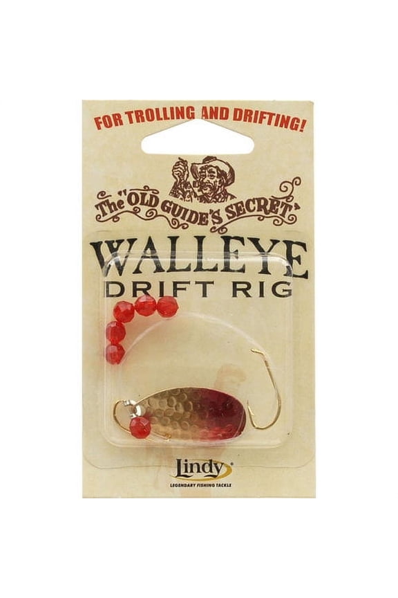 Old Guides Secret Drift Rig Fishing Lure Rig Hammered Brass Flame 36 in