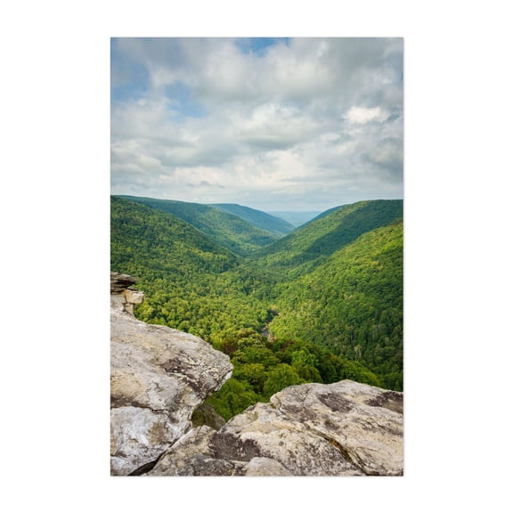 Lindy Point, Blackwater Falls 01 - Davis West Virginia Photography Nature Landscape Forest Mountain Scenic Travel Poster Rustic Unframed Wall Art Print 4 x 6 inches