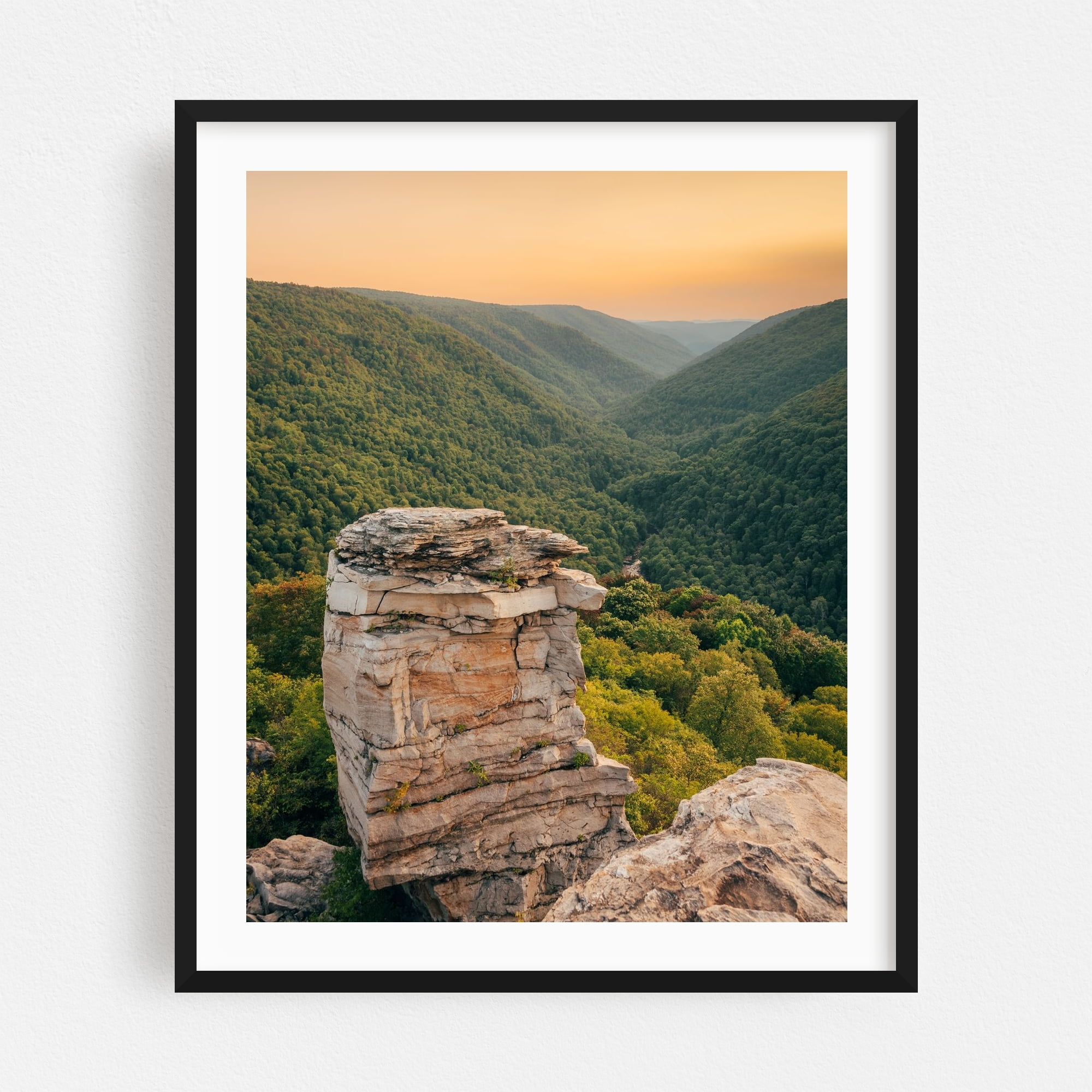 Lindy Point Sunset, Blackwater Falls 01 - Davis West Virginia ...