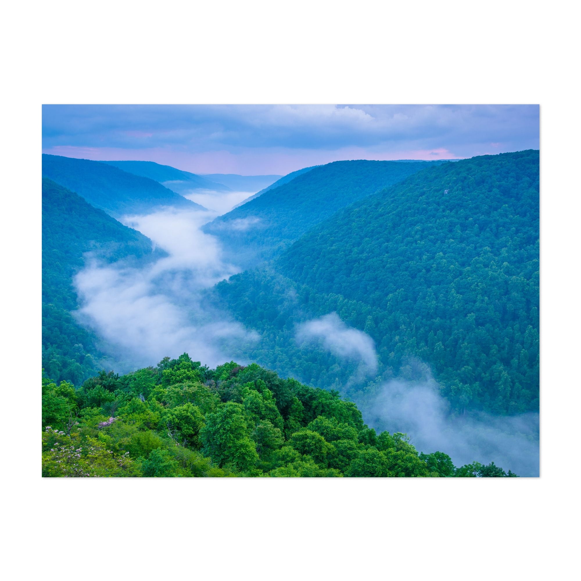Lindy Point - West Virginia Photography Unframed Wall Art Print 16 x 24 ...