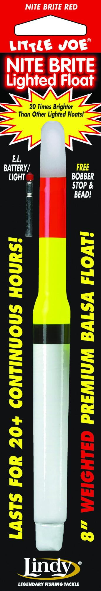 Lindy Pole Floats Weighted 10'' Lighted