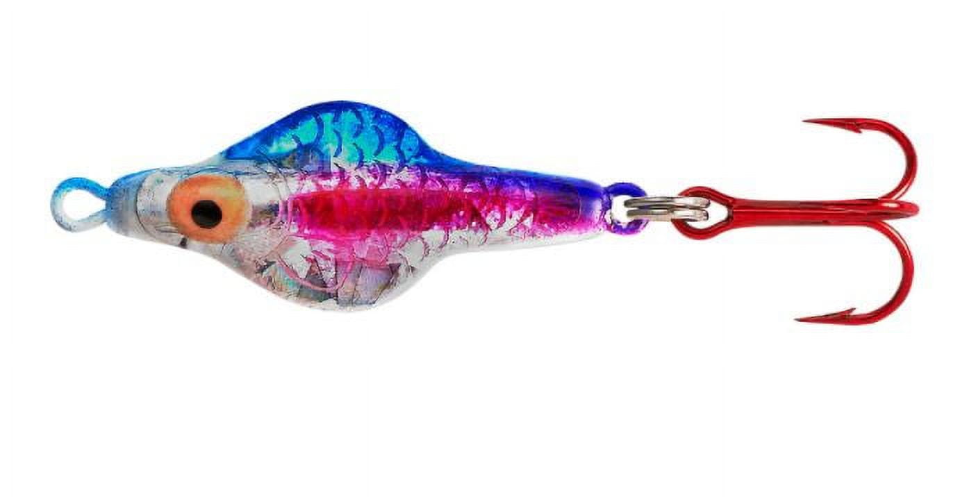 Lindy Rattl'n Flyer Spoon Ice Fishing Lure Rainbow 1 1/2 in. 3/16