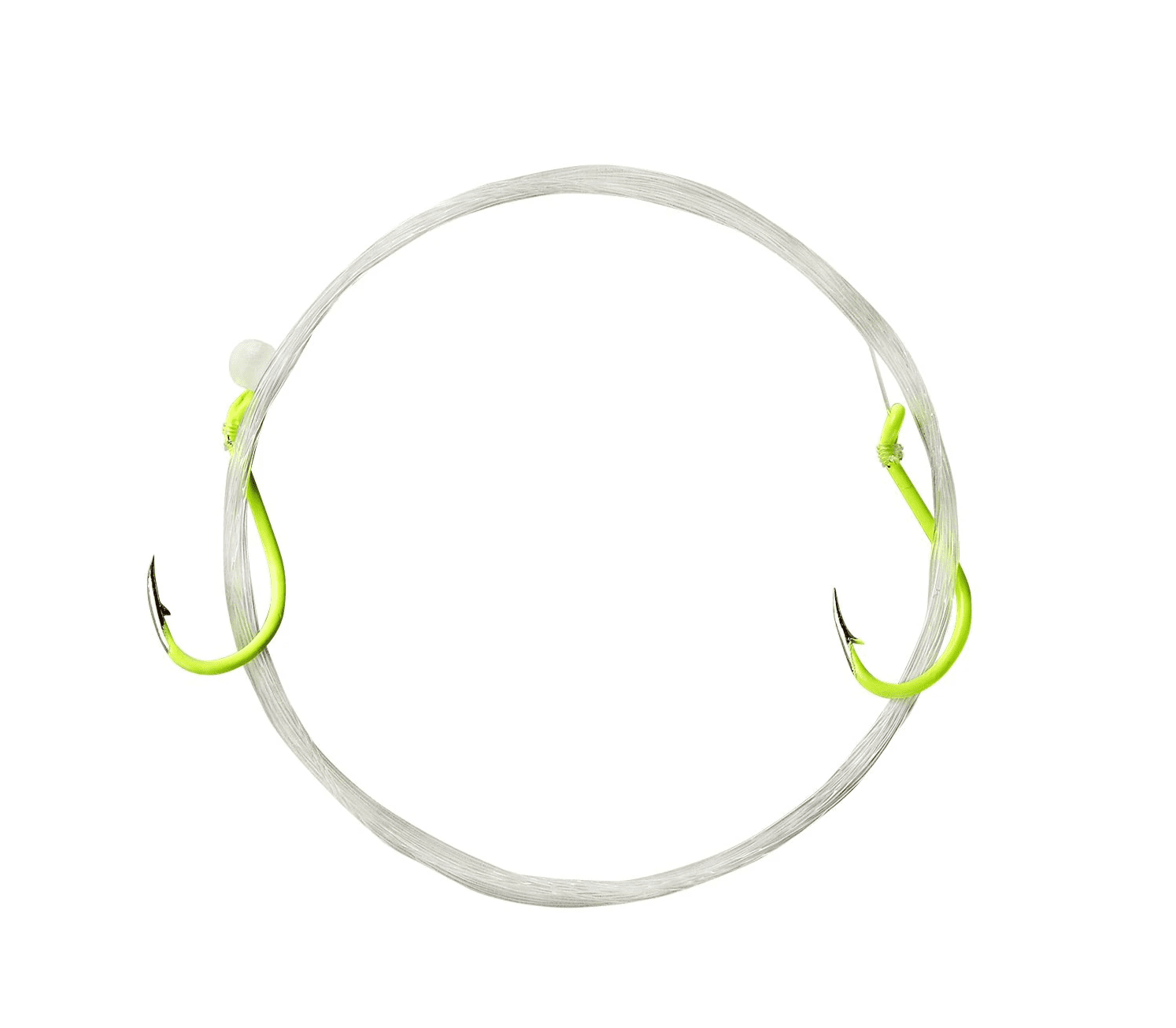 Lindy Rig Snell Crawler Fishing Lure Rig Chartreuse